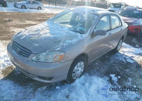 2003 Toyota Corolla Le из США, поврежденный, VIN 2T1BR32E83C059039